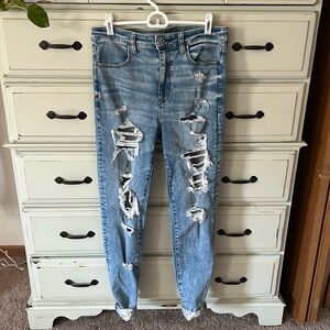 American eagle high waisted skinny jeans